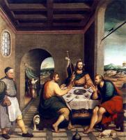 Bassano, Jacopo - Supper At Emmaus